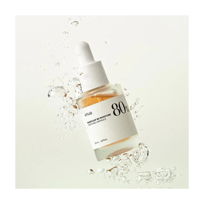 ANUA - Heartleaf 80% Moisture Soothing Ampoule 30 ML - Suero Hidratante y Calmante