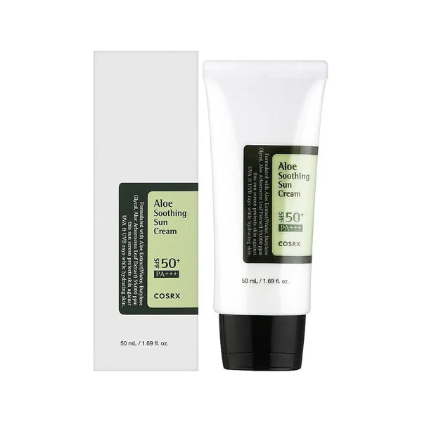 Aloe Soothing Sun Cream SPF50+ PA+++ - Protector Solar Calmante e Hidratante con Aloe Vera