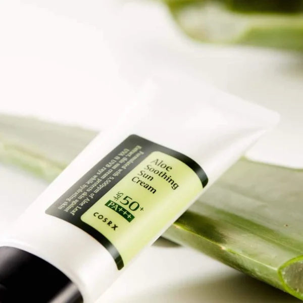 Aloe Soothing Sun Cream SPF50+ PA+++ - Protector Solar Calmante e Hidratante con Aloe Vera