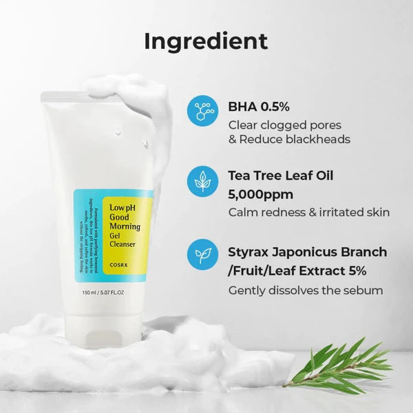 Low pH Good Morning Gel Cleanser 150 ML - Limpiador Facial Purificador