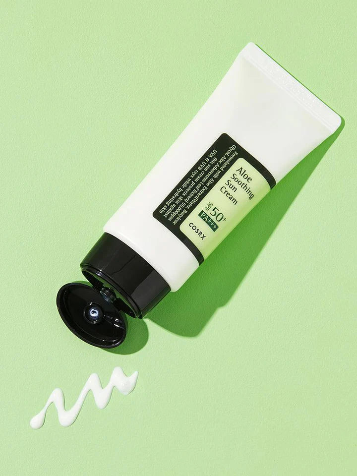 Aloe Soothing Sun Cream SPF50+ PA+++ - Protector Solar Calmante e Hidratante con Aloe Vera